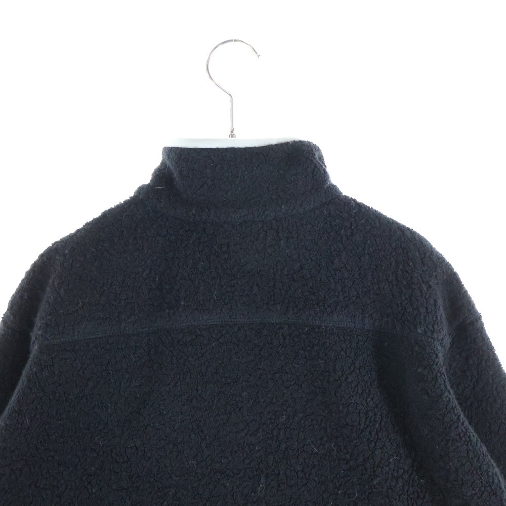 RON HERMAN(ロンハーマン) 25AW ×HELLY HANSEN ヘリーハンセン フリース フルジップ ジャケット ブラック HW52550RH/4210400433