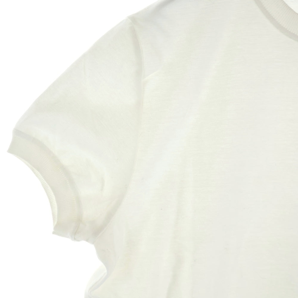 RON HERMAN(ロンハーマン) ×EBURE エブール ショート丈 クルーネック半袖Tシャツ カットソー レディース ホワイト 4110900761