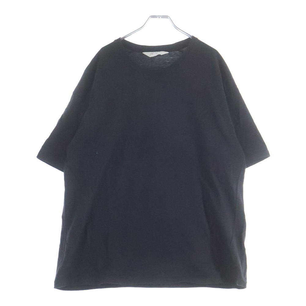 ANCELLM(アンセルム) UNEVENNESS T-SHIRT アンイーブンネス 半袖Tシャツ カットソー ブラック ANC-CT103