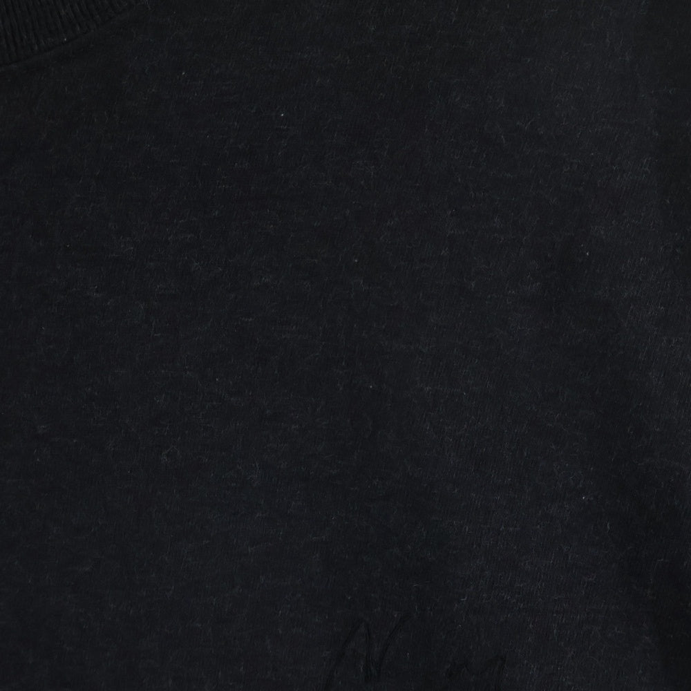 ANCELLM(アンセルム) UNEVENNESS T-SHIRT アンイーブンネス 半袖Tシャツ カットソー ブラック ANC-CT103