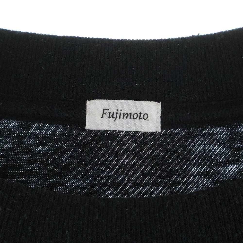 NO BRAND(ノーブランド) FUJIMOTO フジモト Over Dyed T Shirt Fade オーバーダイ フェード 半袖Tシャツ カットソー ブラック FJ25S-11-003
