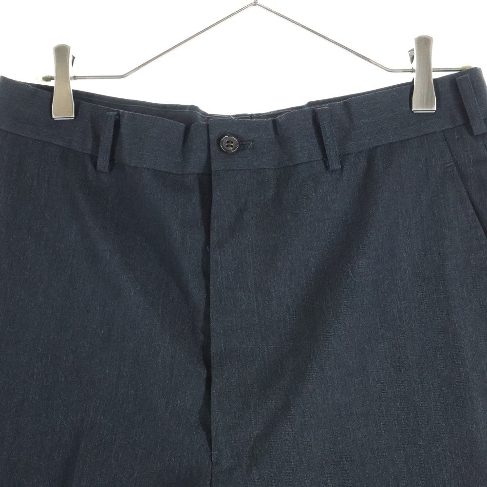 COMME des GARCONS HOMME(コムデギャルソンオム) 90s TAPERED PANTS 田中オム期 金タグ ワイド ストレート ジップアップ ウール テーパード パンツ ブラック HP-07004L