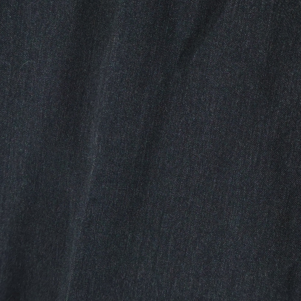 COMME des GARCONS HOMME(コムデギャルソンオム) 90s TAPERED PANTS 田中オム期 金タグ ワイド ストレート ジップアップ ウール テーパード パンツ ブラック HP-07004L