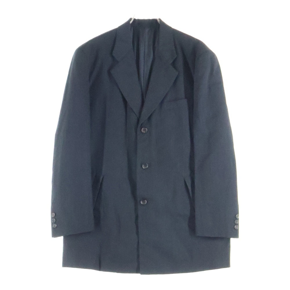 COMME des GARCONS HOMME(コムデギャルソンオム) 90s TAILORED JACKET 田中オム期 金タグ シングル ウール テーラードジャケット ブラック HJ-07006M