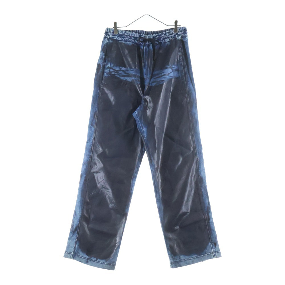 DIESEL(ディーゼル) 24AW 日本限定 デニム トラック イージーパンツ ブラック/ブルー P01457