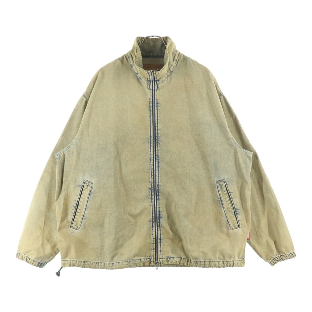 DIESEL(ディーゼル) ビンテージ加工 ドローコード付き ジップアップ ジャケット ベージュ P01496