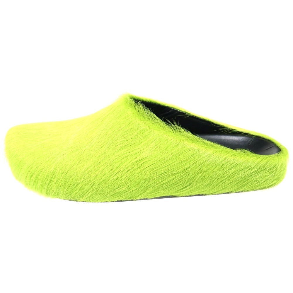 MARNI(マルニ) FUSSBETT SABOT フスベット サボ カーフヘア ラウンドトウ スリッポン サンダル グリーン SBMR000600P412200V07