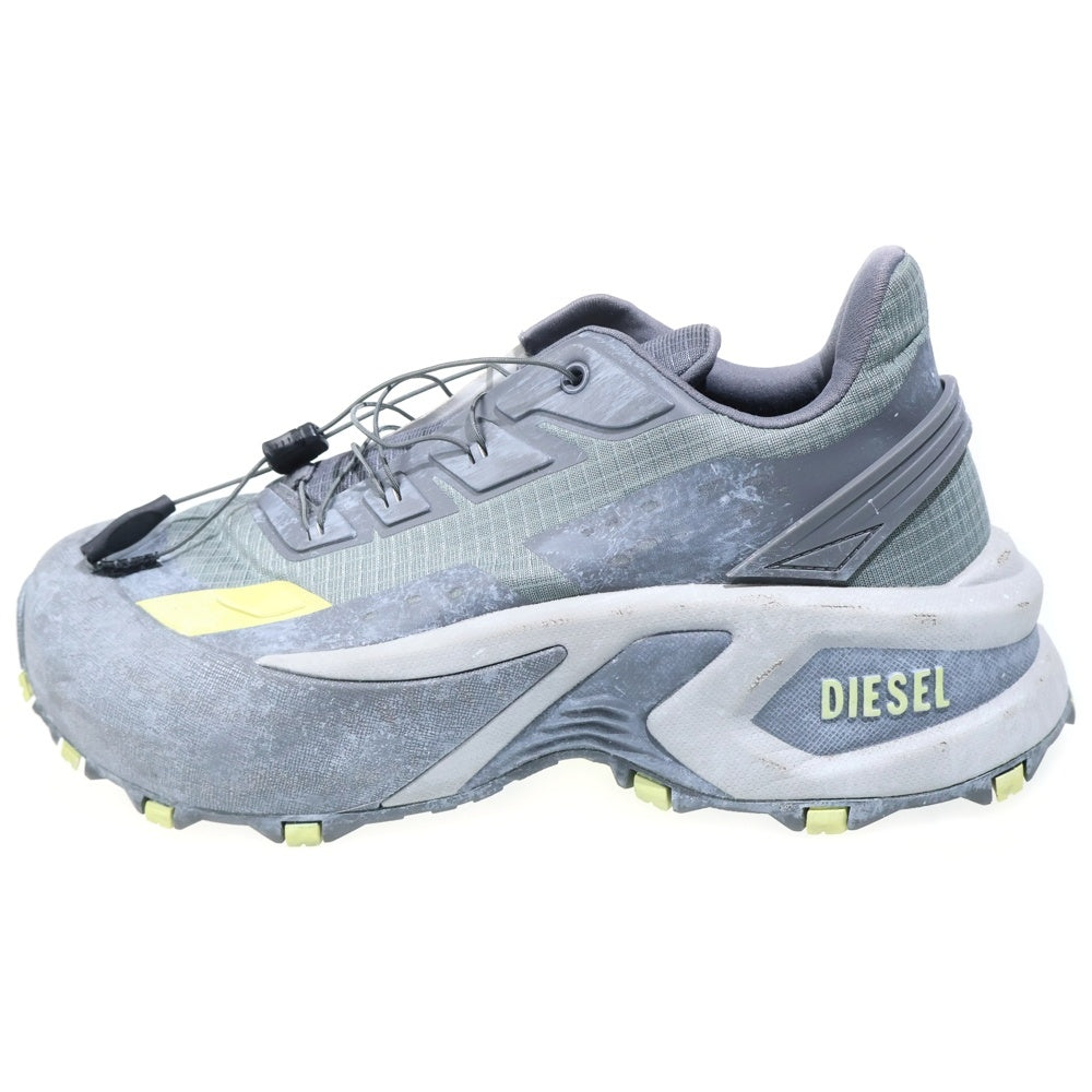 DIESEL(ディーゼル) D-CAGE RUNNER クイックシューレース ダッド ローカット スニーカー グレー G03444
