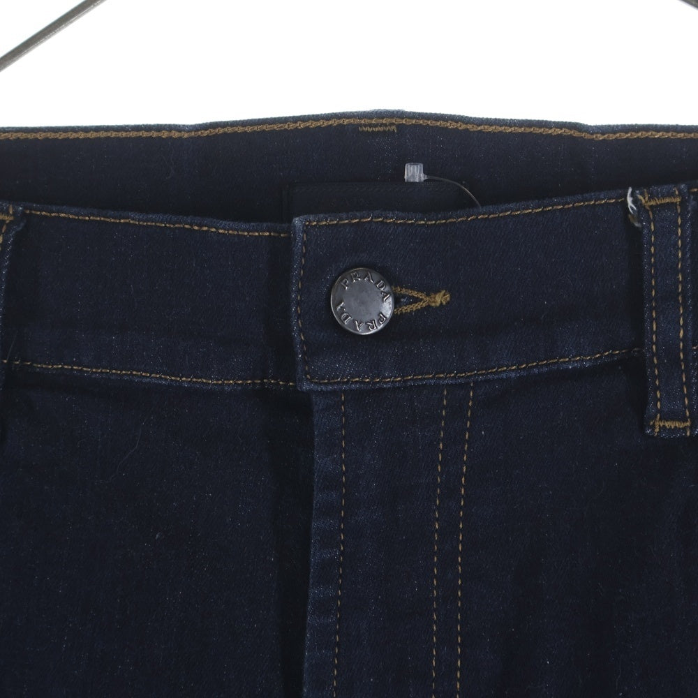 PRADA(プラダ) 5ポケット ストレスタイトフィット ジップフライ スキニーデニムパンツ インディゴ