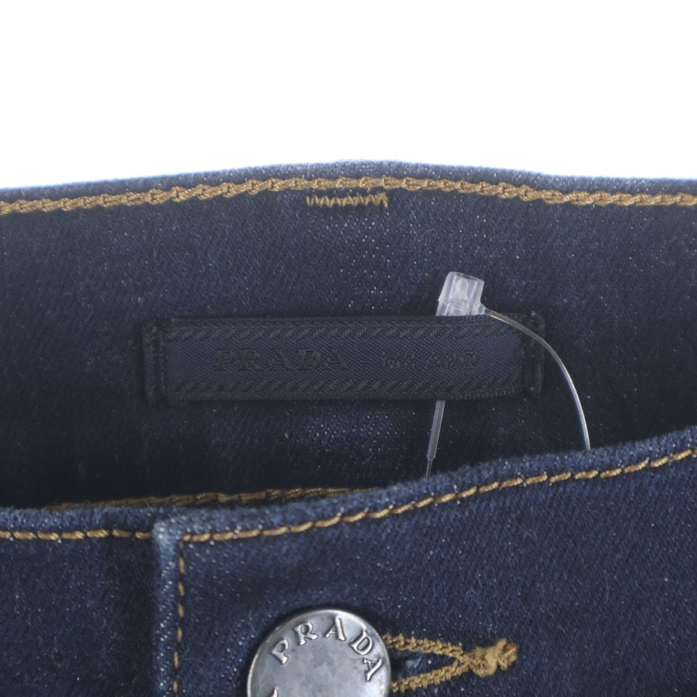 PRADA(プラダ) 5ポケット ストレスタイトフィット ジップフライ スキニーデニムパンツ インディゴ