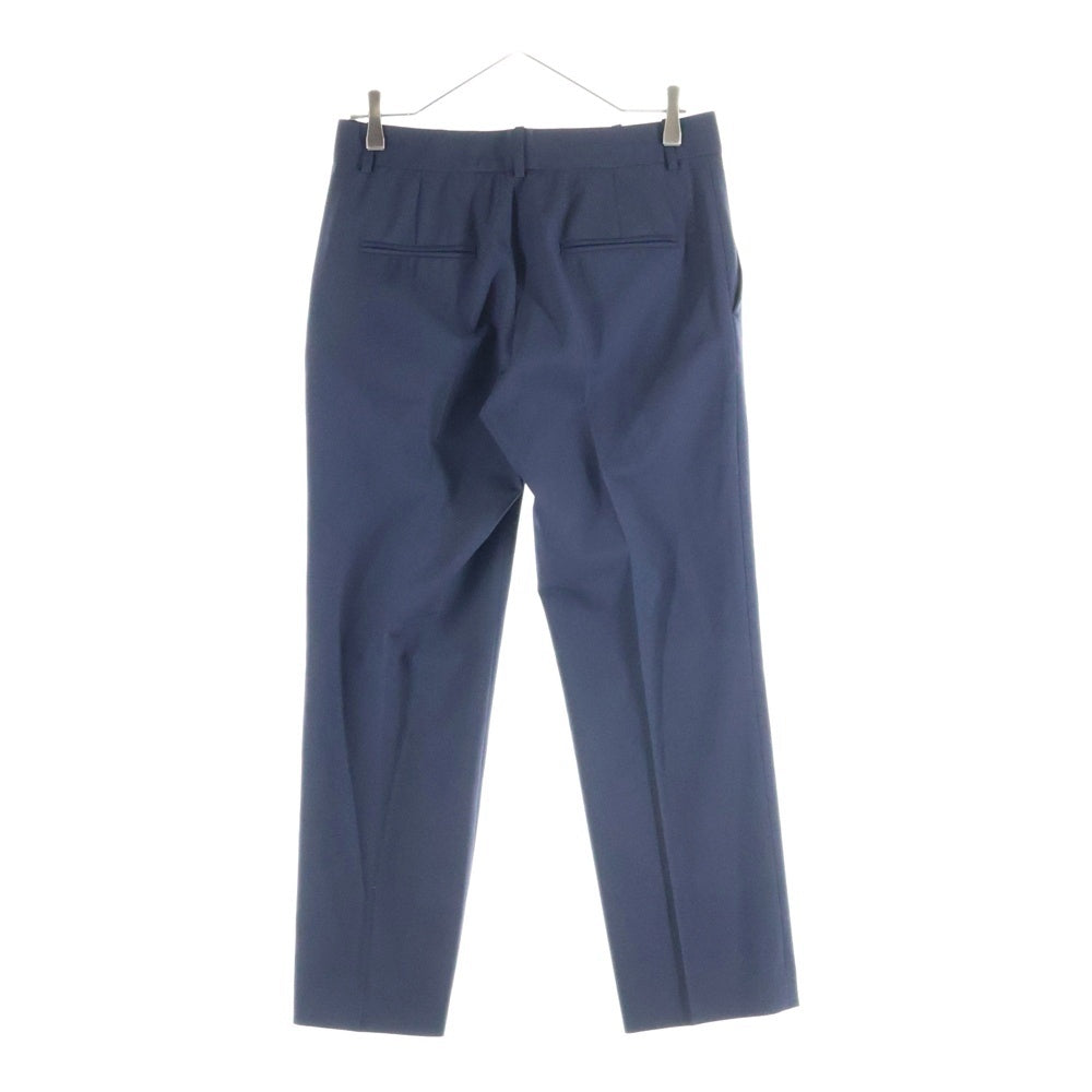 JIL SANDER(ジルサンダー) 18SS イタリア製 センタープレス ジップフライ スラックスパンツ ネイビー JSPN300720