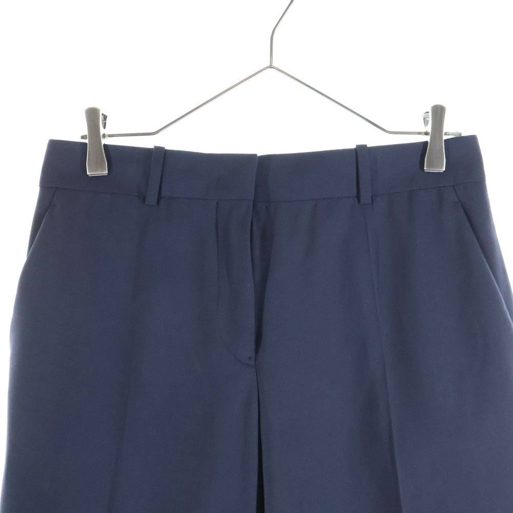 JIL SANDER(ジルサンダー) 18SS イタリア製 センタープレス ジップフライ スラックスパンツ ネイビー JSPN300720