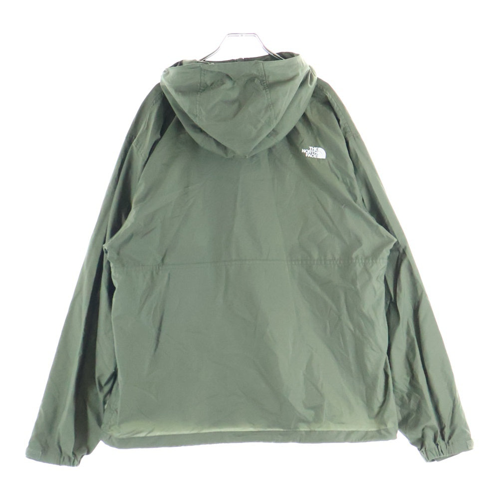 THE NORTH FACE(ザノースフェイス) COMPACT ANORAK コンパクトアノラック ハーフジップ フーディージャケット カーキ NP21735