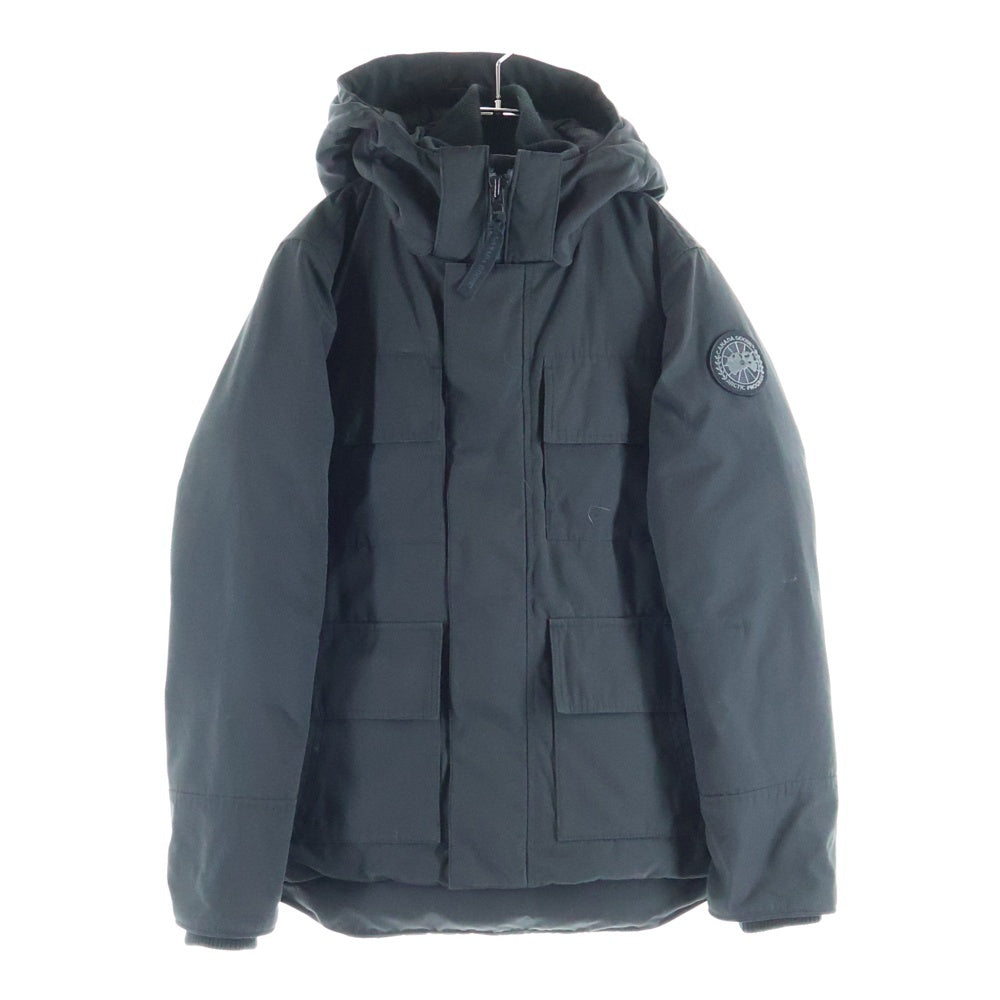 CANADA GOOSE(カナダグース) MAITLAND PARKA BLACK LABEL メイトランド パーカ ブラック レーベル フーデットジップアップダウンジャケット ブラック 4550MB