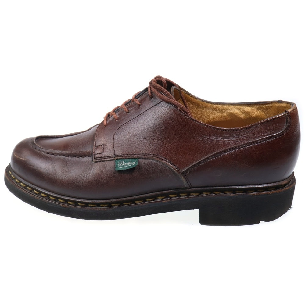 PARABOOT(パラブーツ) CHAMBORD シャンボート Uチップデザイン レザーシューズ ブラウン 39128