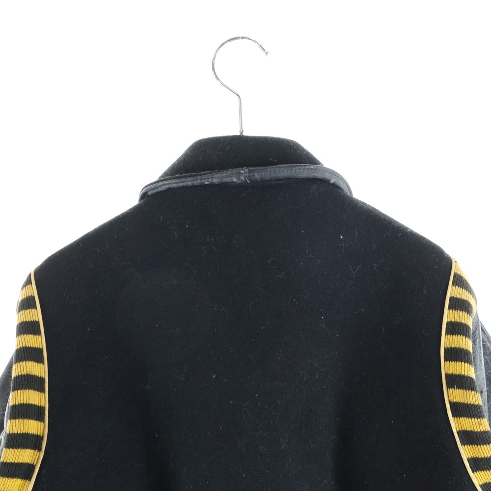 VINTAGE(ヴィンテージ) 60-70S VINTAGE RIPON AWARDJACKET ヴィンテージ リポンアワードジャケット レザー切替 スタジアムジャケット ブラック