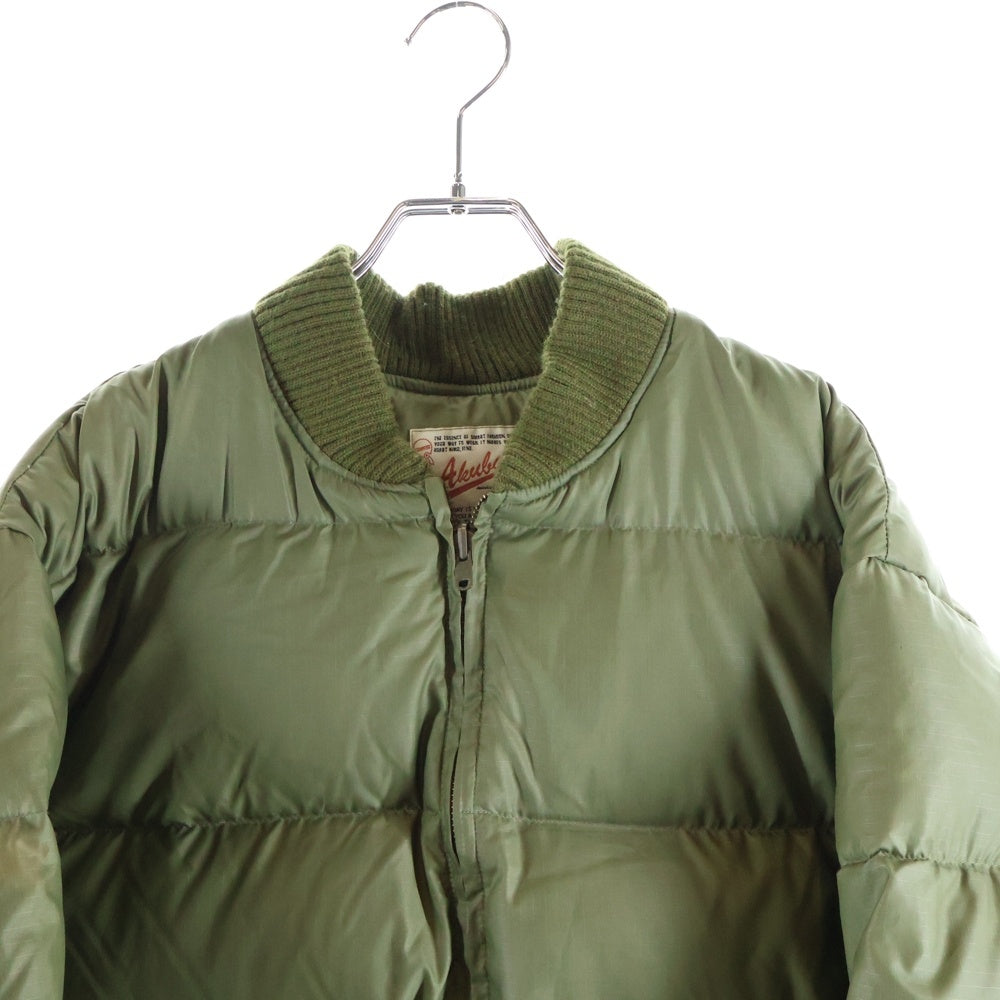 VINTAGE(ヴィンテージ) 90-00S VINTAGE ヴィンテージ リップストップ ナイロン パファージャケット カーキ
