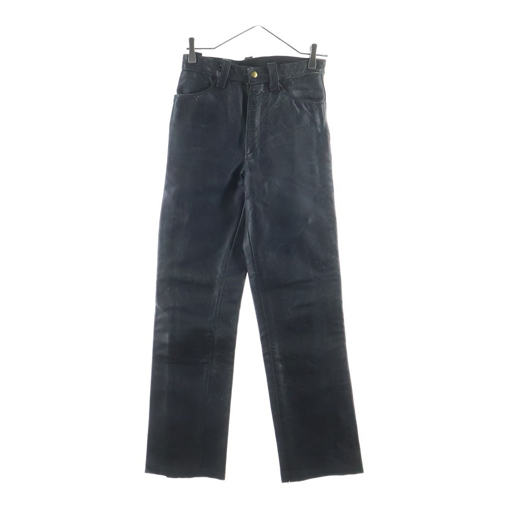 VANSON(バンソン) 80-90S VINTAGE ヴィンテージ ロケットTALON レザーパンツ ブラック