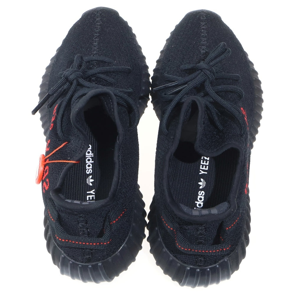 adidas(アディダス) YEEZY BOOST 350 V2 CORE BLACK イージーブースト コアブラック ローカットスニーカー ブラック/レッド US9.5/27.5cm CP9652