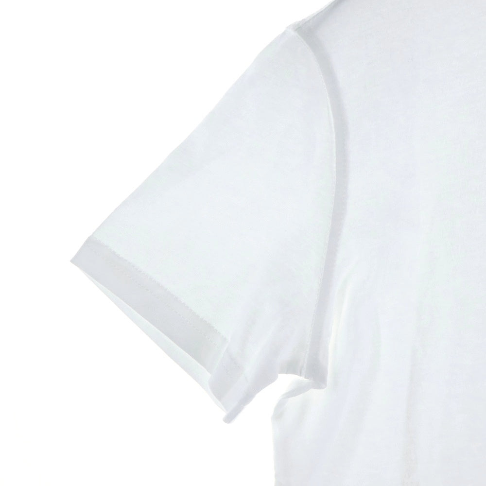 DIESEL(ディーゼル) T REG NEW D-FOIL T-SHIRT ニューDフォイル フロントロゴ クルーネック 半袖Tシャツ カットソーホワイト レディース A14742