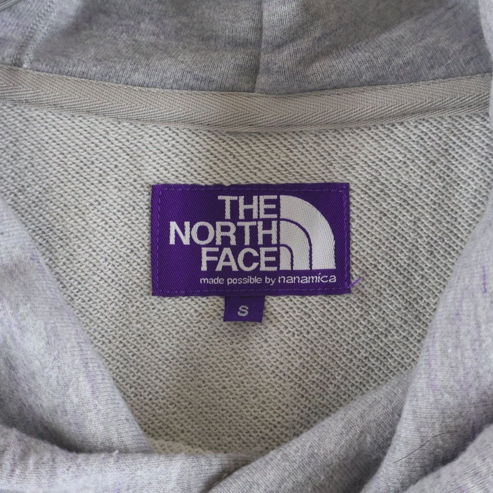 THE NORTH FACE PURPLE LABEL(ノースフェイスパープルレーベル) FIELD HOODIE MIX GRAY フィールド ミックス フーデッド スウェット パーカー グレー NT6351N