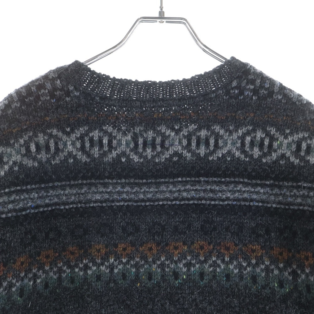 THE NORTH FACE PURPLE LABEL(ノースフェイスパープルレーベル) FIELD CREW NECK SWEATER フィールド クルー ネック ニット セーター グレー NT6254N