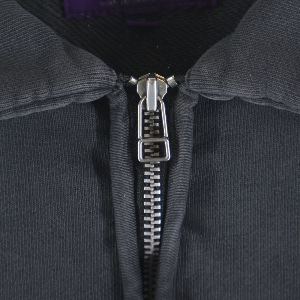 THE NORTH FACE PURPLE LABEL(ノースフェイスパープルレーベル) 11OZ HALF ZIP SWEATSHIRT イレブンオンス ハーフジップ スウェット トレーナ ブラック