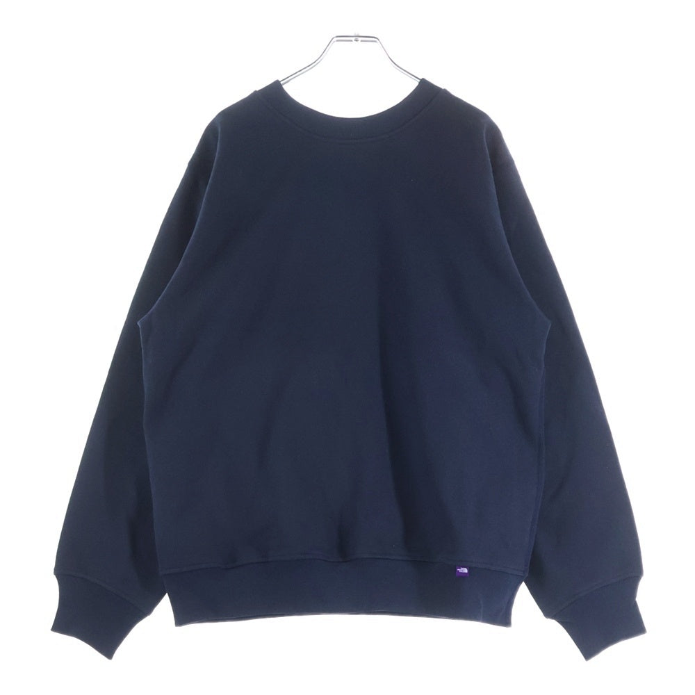 THE NORTH FACE PURPLE LABEL(ノースフェイスパープルレーベル) FIELD CREWNECK SWEATSHIRT フィールド クルーネック スウェット トレーナー ネイビー NT6350N