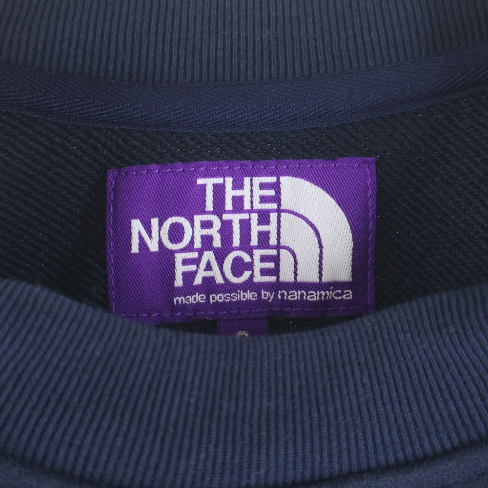 THE NORTH FACE PURPLE LABEL(ノースフェイスパープルレーベル) FIELD CREWNECK SWEATSHIRT フィールド クルーネック スウェット トレーナー ネイビー NT6350N