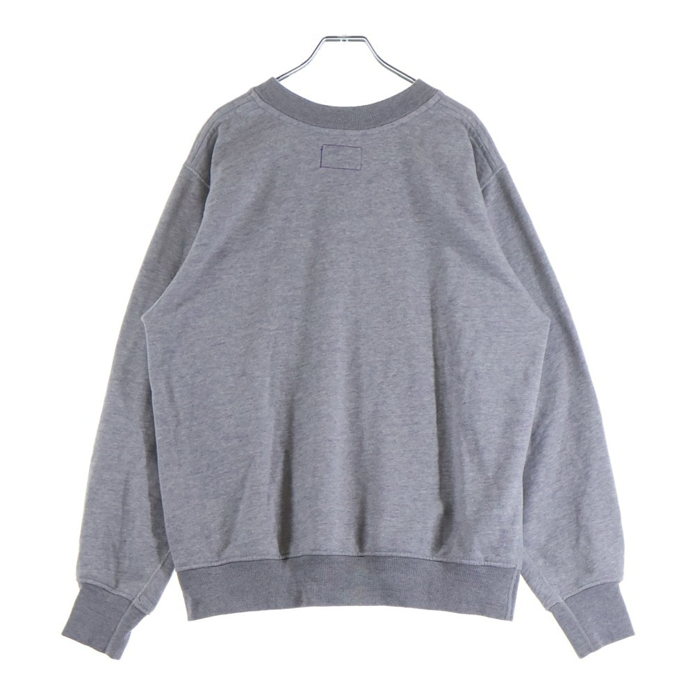 THE NORTH FACE PURPLE LABEL(ノースフェイスパープルレーベル) FIELD CREWNECK SWEATSHIRT フィールド クルーネック スウェット トレーナー グレー NT6350N