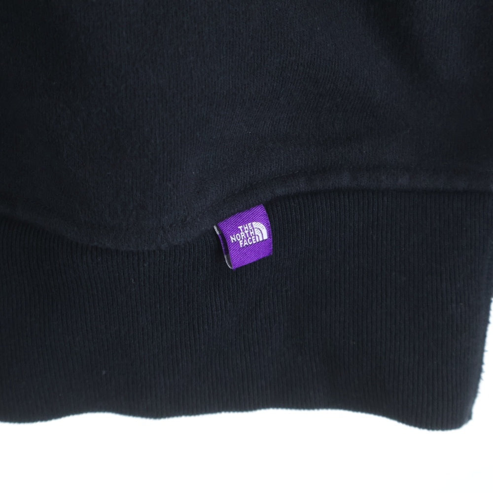 THE NORTH FACE PURPLE LABEL(ノースフェイスパープルレーベル) FIELD CREWNECK SWEATSHIRT フィールド クルーネック スウェット トレーナー ブラック NT6350N