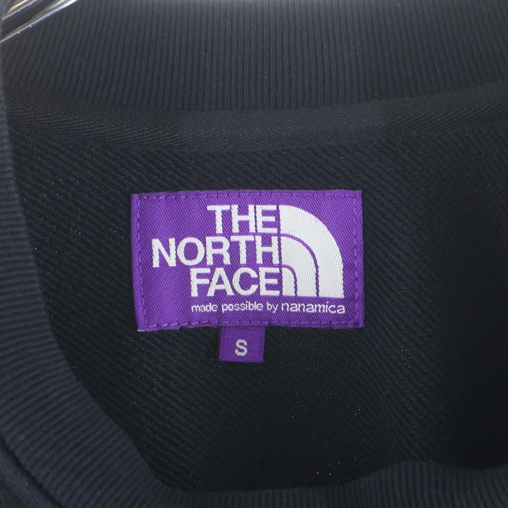 THE NORTH FACE PURPLE LABEL(ノースフェイスパープルレーベル) FIELD CREWNECK SWEATSHIRT フィールド クルーネック スウェット トレーナー ブラック NT6350N