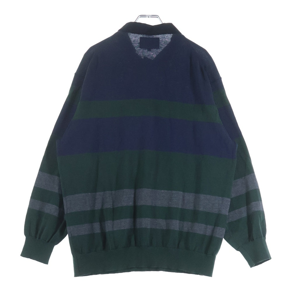THE NORTH FACE PURPLE LABEL(ノースフェイスパープルレーベル) 25SS FIELD KNIT RUGBY SHIRT フィールドニット ラグビーシャツ マルチ N25SJ025