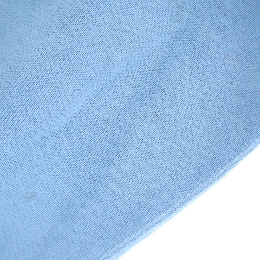 VISVIM(ヴィスヴィム) JUMBO SB SWEAT L/S DMGD ジャンボ エスビー ダメージ加工 クルーネック スウェット トレーナー ブルー 0125205010019