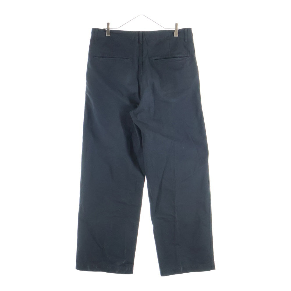 VISVIM(ヴィスヴィム) 25SS EX WIDE CHINO PANTS イーエックス ワイド ボタンフライ チノパンツ ブラック 0125105008008