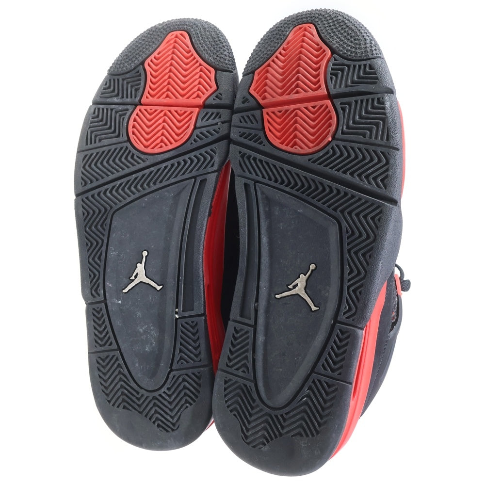 NIKE(ナイキ) AIR JORDAN 4 RED THUNDER CRIMSON エア ジョーダン4 レッド サンダー クリムゾン ハイカットスニーカー レッド/ブラック US8.5/26.5cm CT8527-016