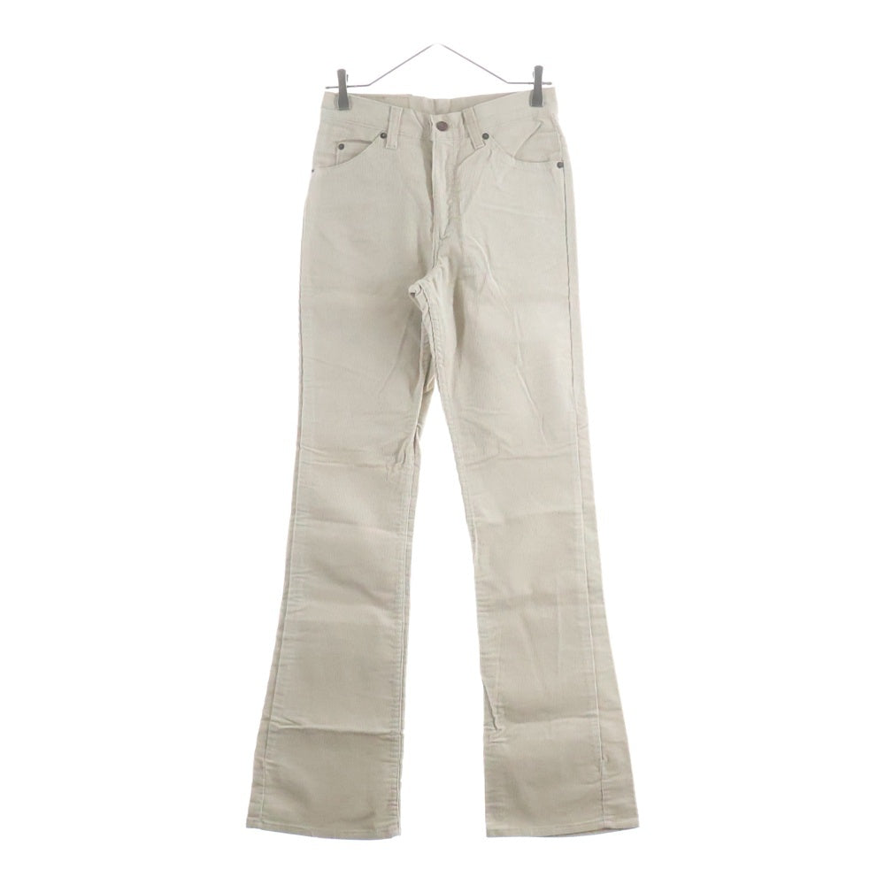 Levi's(リーバイス) 80S 517 ボタン裏539 白タブ ジップフライ コーデュロイ ブーツカットパンツ ベージュ レディース デットストック 517-1522