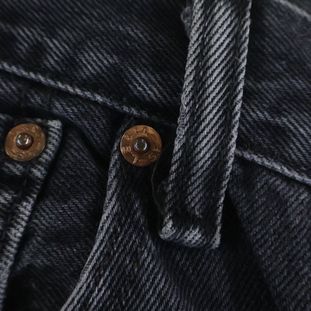 Levi's(リーバイス) 501 ボタン裏4384 ハイチ製 ボタンフライ デニムパンツ ブラック