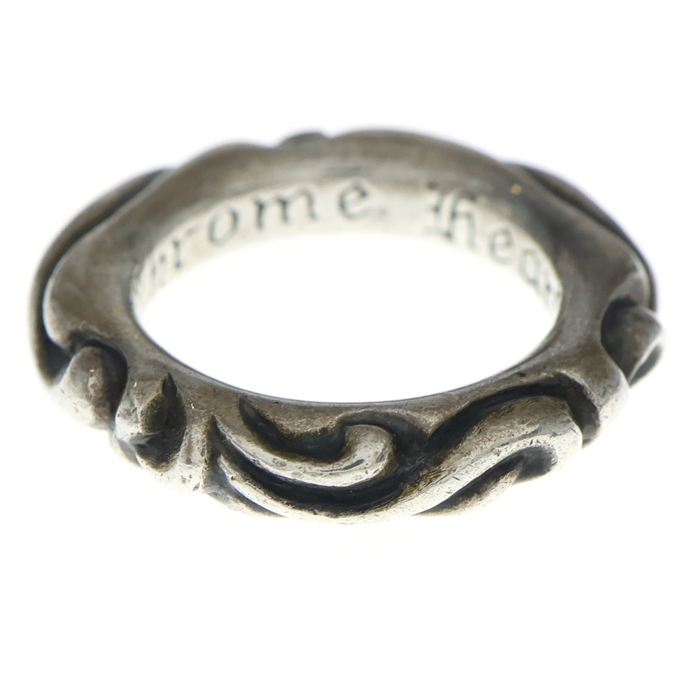 CHROME HEARTS(クロムハーツ) SCRL BAND スクロールバンド リング シルバー BCA351