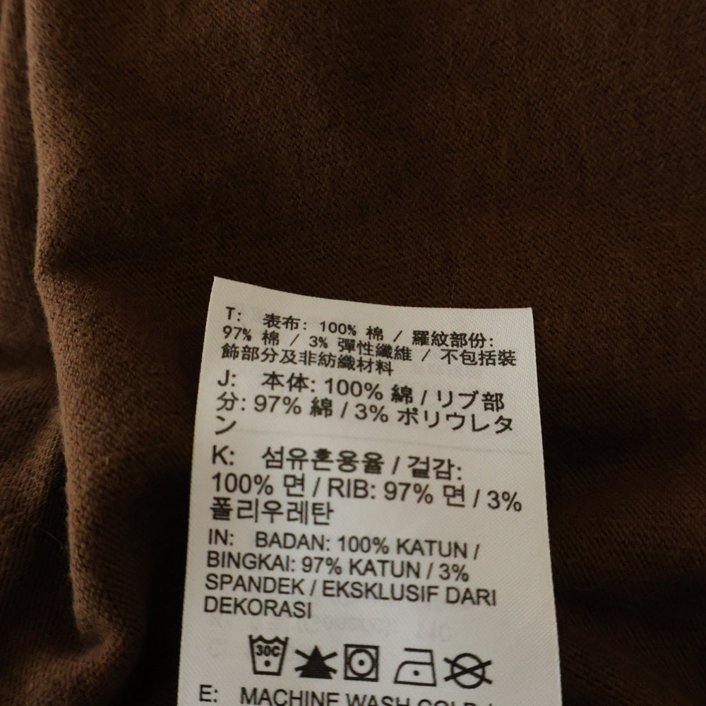 NIKE(ナイキ) ×CACTUS JACK AS U NRG BH SS TEE CACAO WOW Tee カクタスジャック 両面プリントTシャツ 半袖クルーネックカットソー ブラウン DM1286-259
