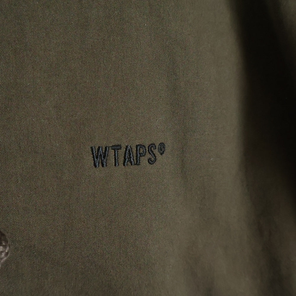 WTAPS(ダブルタップス) 25AW PUFF D00M / JACKET / COTTON. WEATHER 中綿ジップアップフーデッドジャケット カーキ 252TQDT-JKM01