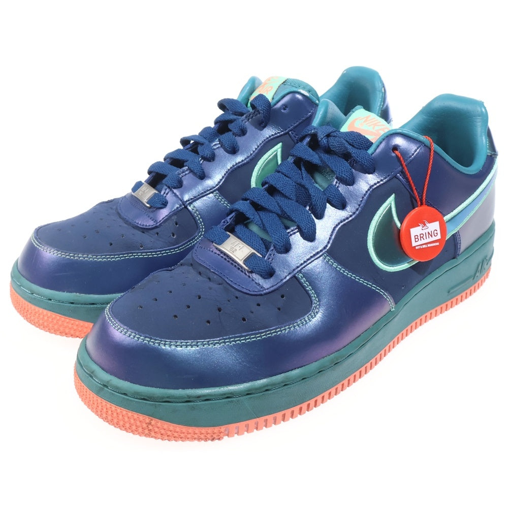 NIKE(ナイキ) 【観賞用2013年製】 AIR FORCE 1 LOW Brave Blue Mineral Teal エアフォース1 ローカットスニーカー ブルー/グリーン US8.5/26.5cm 488298-420