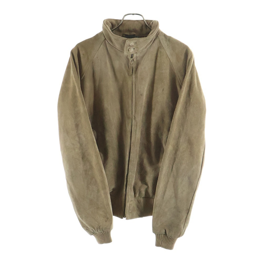 POLO RALPH LAUREN(ポロラルフローレン) 90s VINTAGE スウェードレザー スイングトップジャケット ベージュ