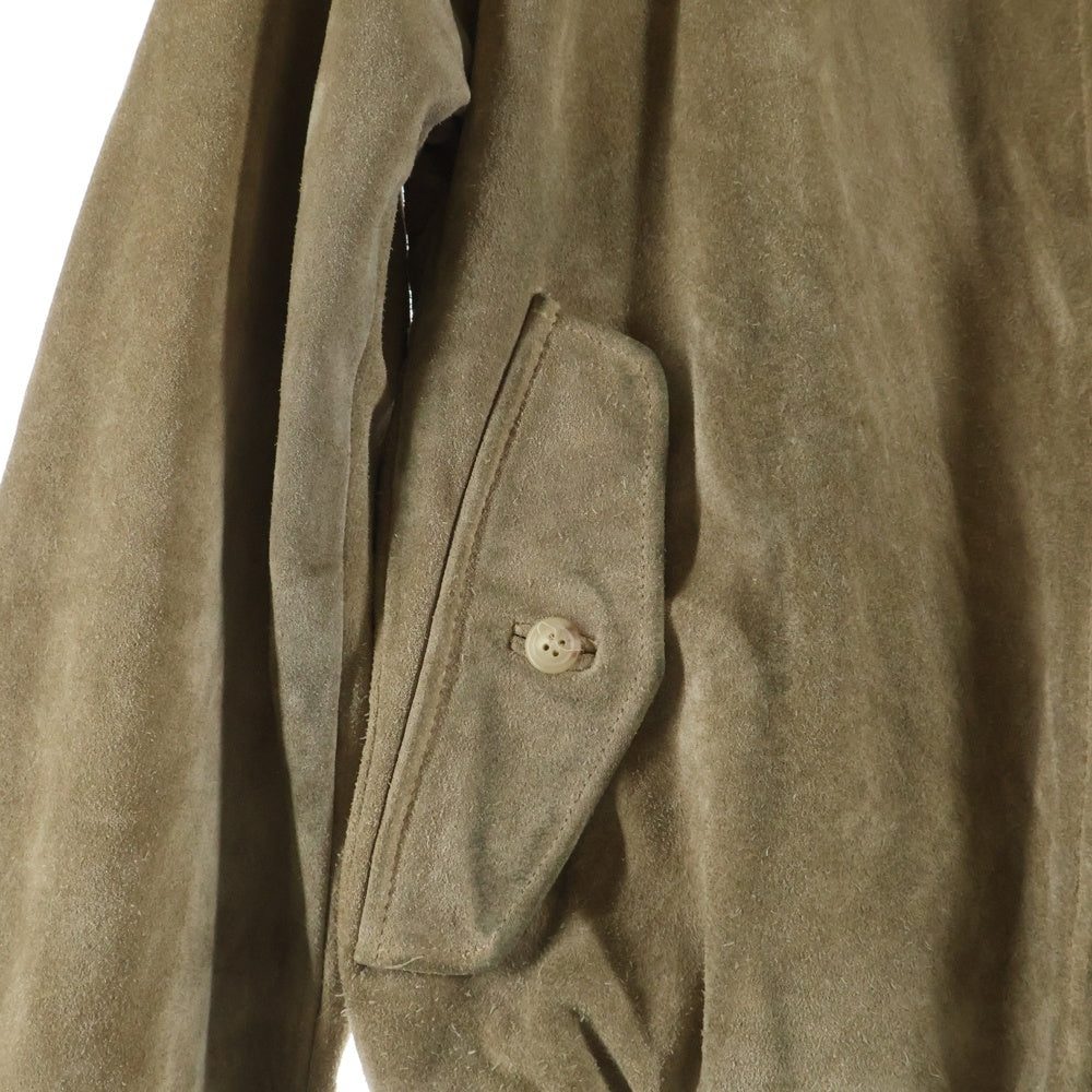 POLO RALPH LAUREN(ポロラルフローレン) 90s VINTAGE スウェードレザー スイングトップジャケット ベージュ