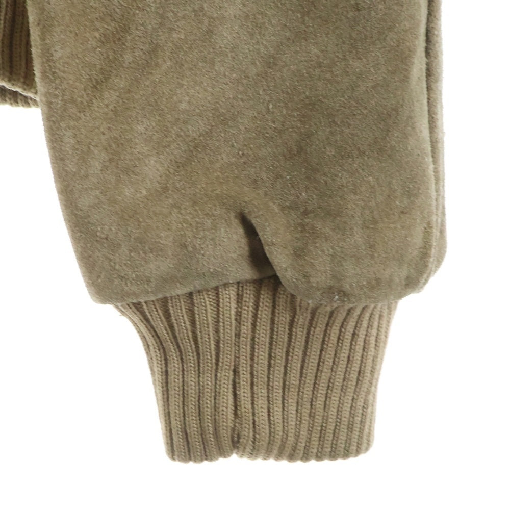 POLO RALPH LAUREN(ポロラルフローレン) 90s VINTAGE スウェードレザー スイングトップジャケット ベージュ