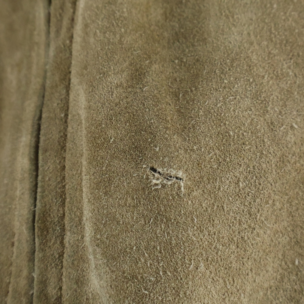 POLO RALPH LAUREN(ポロラルフローレン) 90s VINTAGE スウェードレザー スイングトップジャケット ベージュ