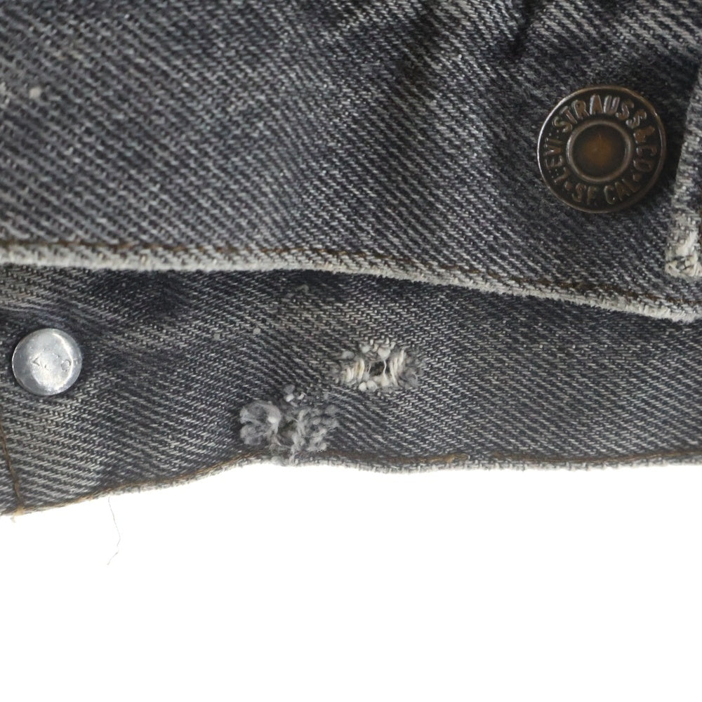 Levi's(リーバイス) 80s VINTAGE 70506-0259 デニムジャケット 先染めブラック 裏527