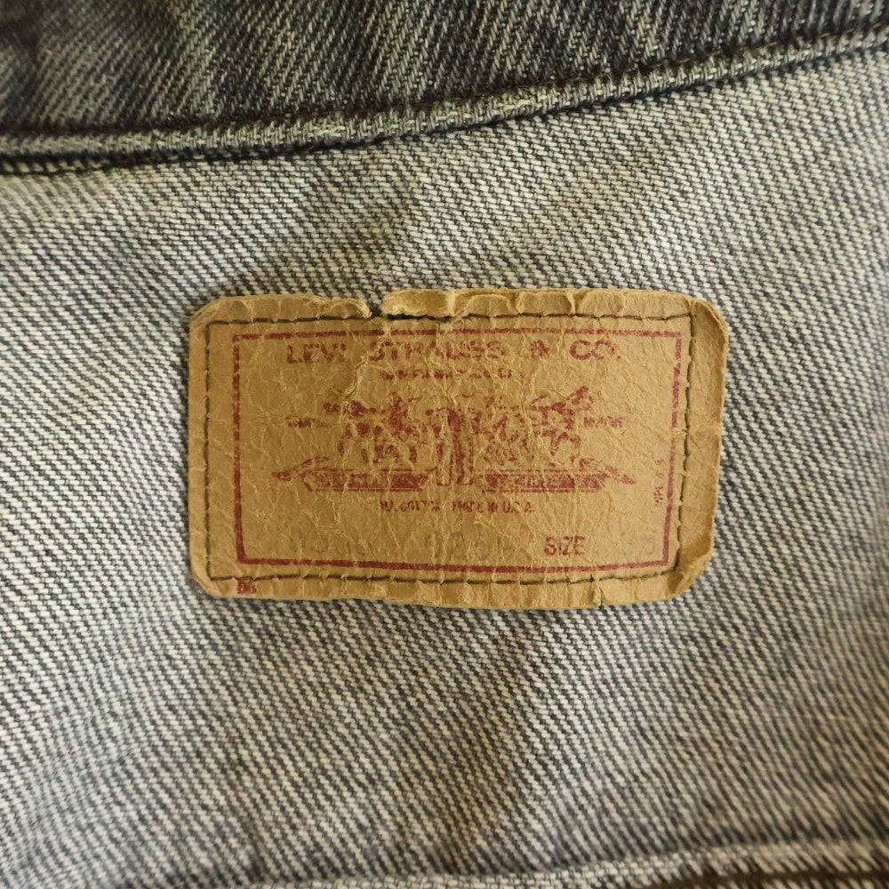 Levi's(リーバイス) 80s VINTAGE 70506-0259 デニムジャケット 先染めブラック 裏527