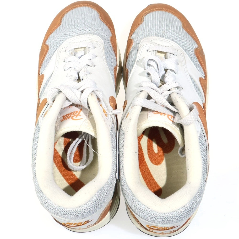 NIKE(ナイキ) ×PATTA AIR MAX 1 MONARCH パタ エアマックス 1 モナーク ローカットスニーカー オレンジ/グレー US7/25cm DH1348-001