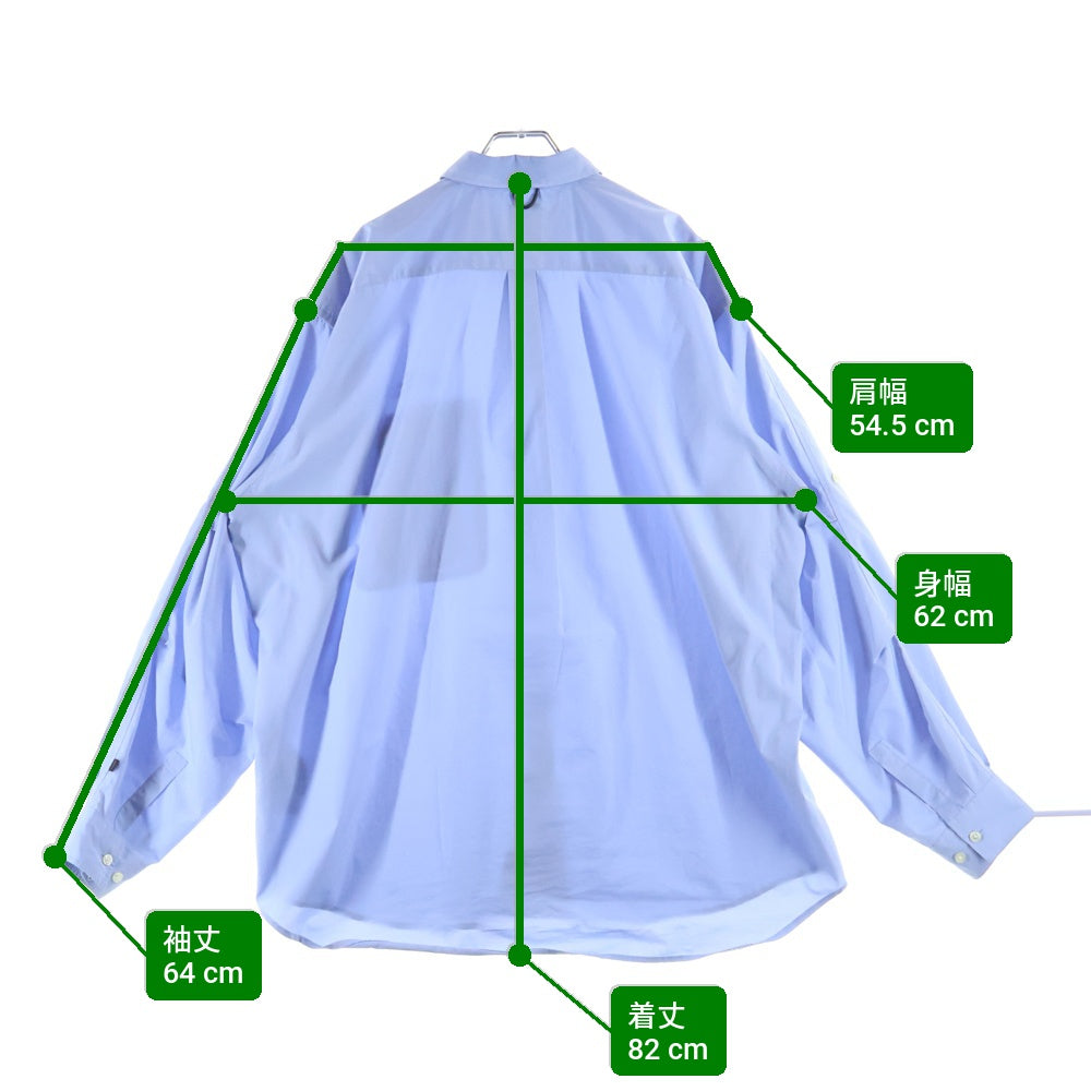 DAIWA PIER39(ダイワ ピアサーティナイン) 21SS × ザ ウィークエンド フィッシング クラブ 胸ポケット付き テック ワーク スタンドカラー 長袖シャツ ブルー BE-88121